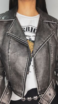 Imagem de Jaqueta Biker Washed Black